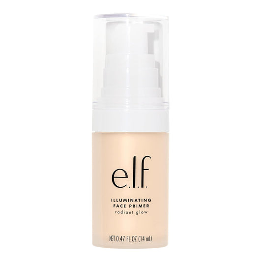 e.l.f. Illuminating Face Primer, Silky Face Makeup Primer For Long-Lasting Makeup & Luminous Glow, Fills In Fine Lines